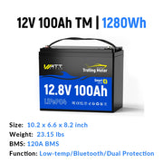 WattCycle_!2V_100Ah_Group24_LIFePO4_Bluetooth_Trolling_Motor_Battery