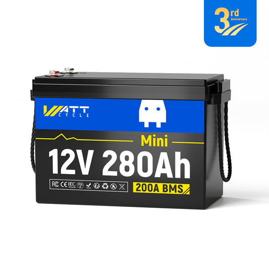 【👑3rd Anniversary】12V 280Ah Mini LiFePO4 Battery