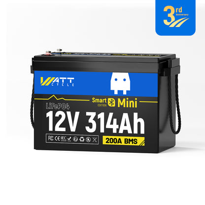 【👑3rd Anniversary】12V 314Ah LiFePO4 Battery with Bluetooth