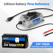 【Pre Order | Ships Mid Oct】24V 15A Aluminum Shell LiFePO4 Battery Charger