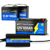 12V/24V/36V 100Ah Battery Kit for Trolling Motors