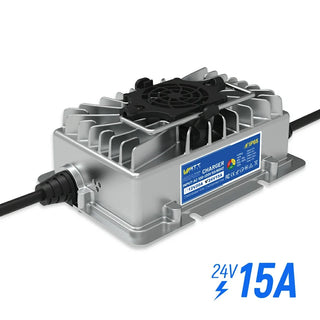 【Pre Order | Ships Mid Oct】24V 15A Aluminum Shell LiFePO4 Battery Charger