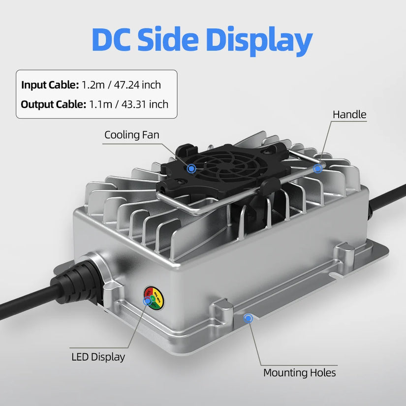 【Pre Order | Ships Mid Oct】24V 15A Aluminum Shell LiFePO4 Battery Charger