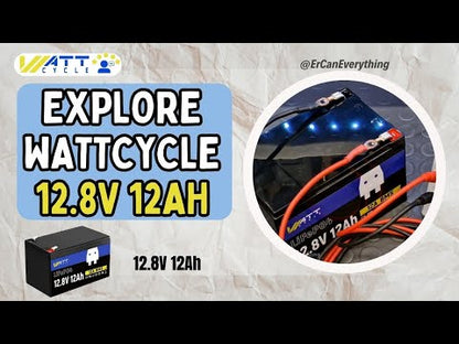 WattCycle 12V 12Ah LiFePO4 Battery