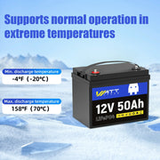 ⚡️New Arrival⚡️ WattCycle 12V 50Ah LiFePO4 Battery for Fish Finder, LiveScope & Kayak Fishing